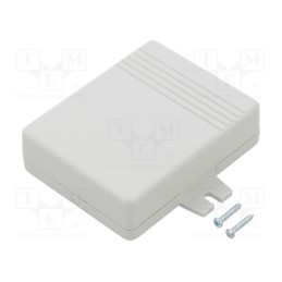 10 pcs : KM-21P/G - Enclosure: multipurpose, X: 55mm, Y: 72mm, Z: 21mm, with fixing lugs