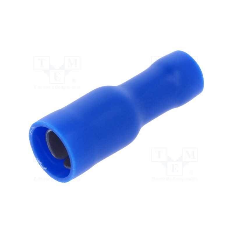 50 pcs : BM 00240 - Terminal: round, female, Ø: 5mm, 1.5÷2.5mm2, crimped, for cable