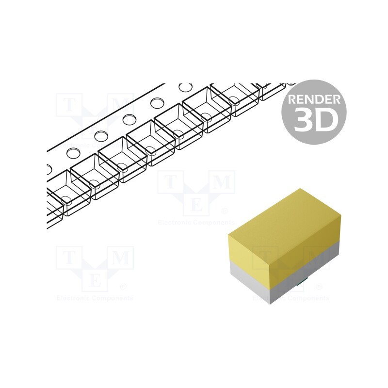 20 pcs : SML-LX0201USBC-TR - LED, SMD, 0201, blue, 15mcd, 0.65x0.38x0.36mm, 110°, 2.6V, 5mA, 16mW