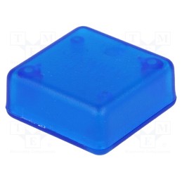 10 pcs : 1551NTBU - Enclosure: multipurpose, X: 35mm, Y: 35mm, Z: 15mm, 1551, ABS, blue