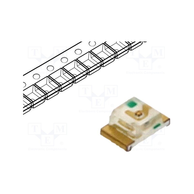20 pcs : KPT-2012SURCK - LED, SMD, 0805, red, 120÷230mcd, 2x1.2x0.75mm, 120°, 1.95÷2.5V, 20mA