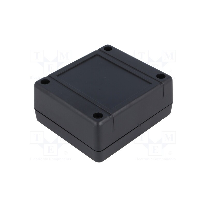 10 pcs : Z79 ABS - Enclosure: multipurpose, X: 79mm, Y: 89mm, Z: 38mm, ABS, black, IP54