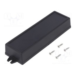 10 pcs : Z51U ABS - Enclosure: multipurpose, X: 49mm, Y: 154mm, Z: 27mm, ABS, black
