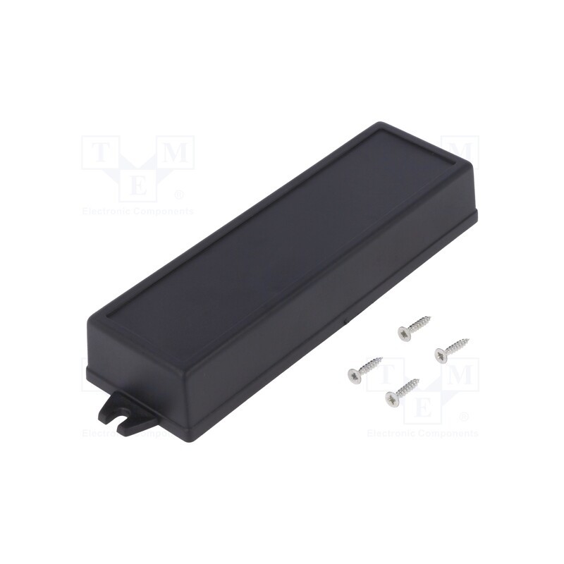 10 pcs : Z51U ABS - Enclosure: multipurpose, X: 49mm, Y: 154mm, Z: 27mm, ABS, black