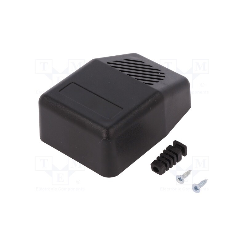 10 pcs : Z92 ABS - Enclosure: for power supplies, X: 60mm, Y: 85mm, Z: 32mm, ABS, black