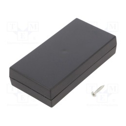 10 pcs : Z7B ABS - Enclosure: multipurpose, X: 55mm, Y: 106mm, Z: 23.5mm, ABS, black
