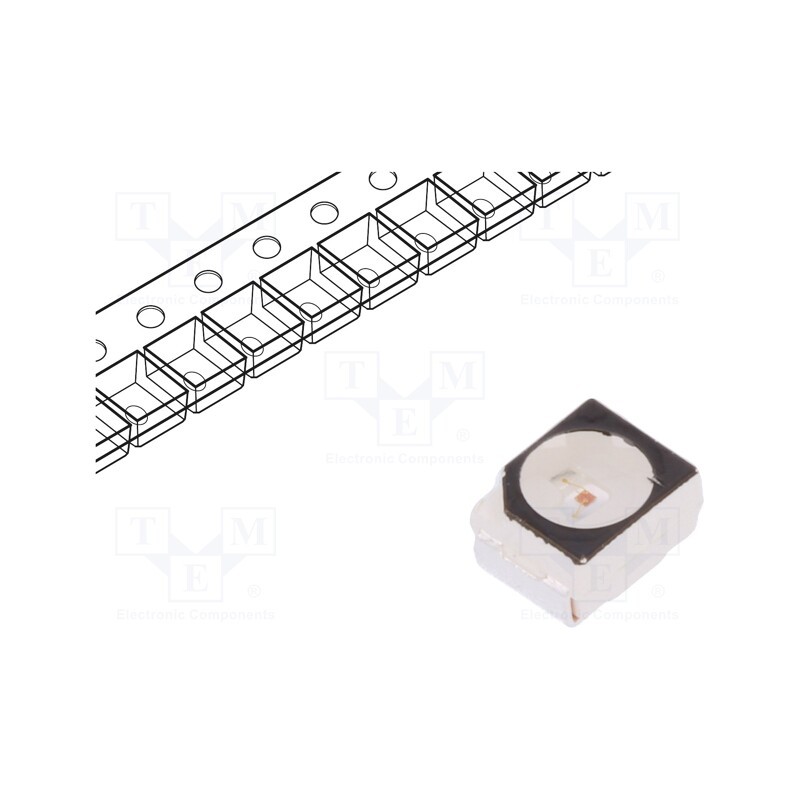 20 pcs : LTST-B680VSKT - LED, SMD, 3528,PLCC2, yellow, 900÷1800mcd, 3.5x2.8x1.9mm, 120°
