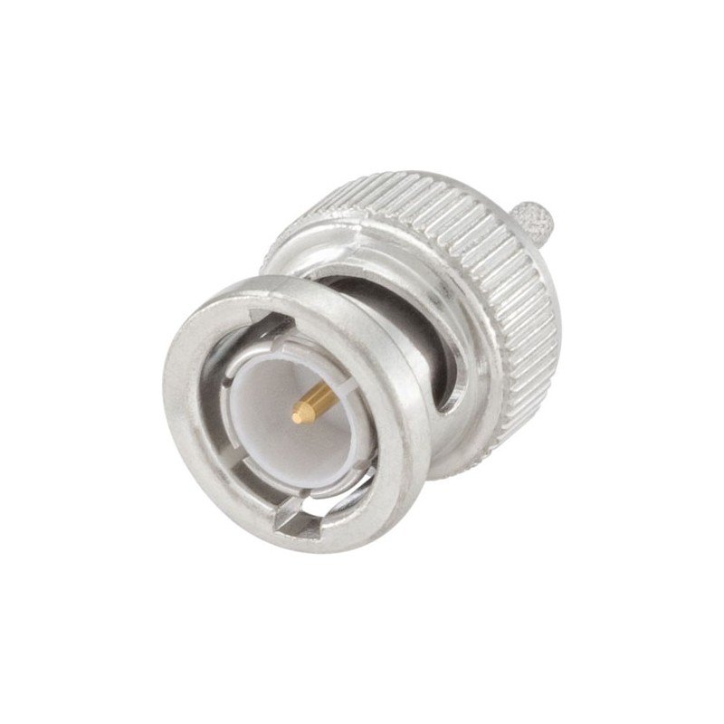 1 pcs - Rosenberger, Plug Cable Mount BNC Connector, 75Ω, Crimp Termination, Straight Body