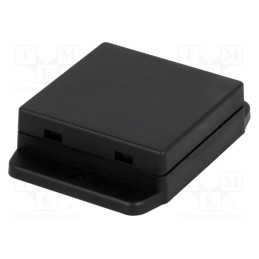 10 pcs : NUB505017BK - Enclosure: multipurpose, X: 50.4mm, Y: 50mm, Z: 17mm, ABS, black