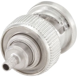 1 pcs - Rosenberger, Plug Cable Mount BNC Connector, 75Ω, Crimp Termination, Straight Body