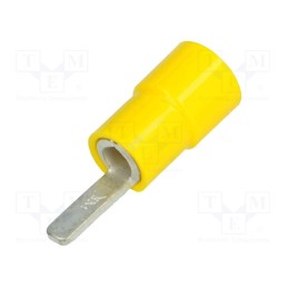 50 pcs : BM 00352 - Tip: flat, 2.8mm, 4÷6mm2, crimped, for cable, insulated, tinned