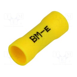50 pcs : BM 00362 - Tip: butt splice, insulated, copper, 4÷6mm2, Insulation: PVC