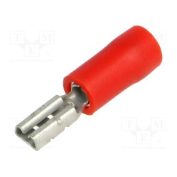 50 pcs : BM 00390 - Terminal: flat, 2.8mm, 0.8mm, female, 0.25÷1.5mm2, crimped, tinned