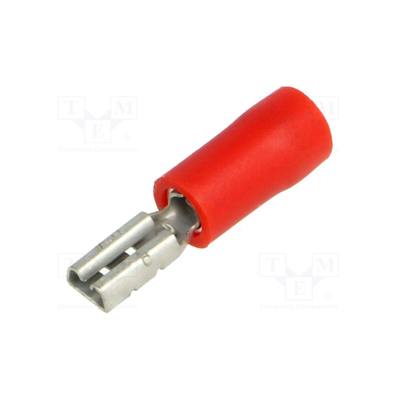 50 pcs : BM 00390 - Terminal: flat, 2.8mm, 0.8mm, female, 0.25÷1.5mm2, crimped, tinned