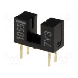 10 pcs : EE-SX1055 - Sensor: photoelectric, through-beam (with slot), DARK-ON, THT