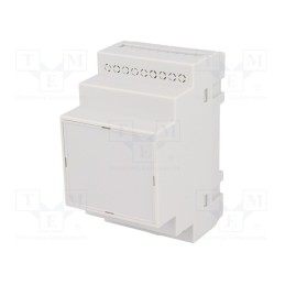 10 pcs : Z107PS - Enclosure: for DIN rail mounting, Y: 90mm, X: 52mm, Z: 65mm, grey