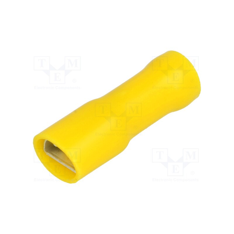 50 pcs : BM 00392 - Terminal: flat, 6.3mm, 0.8mm, female, 4÷6mm2, crimped, for cable