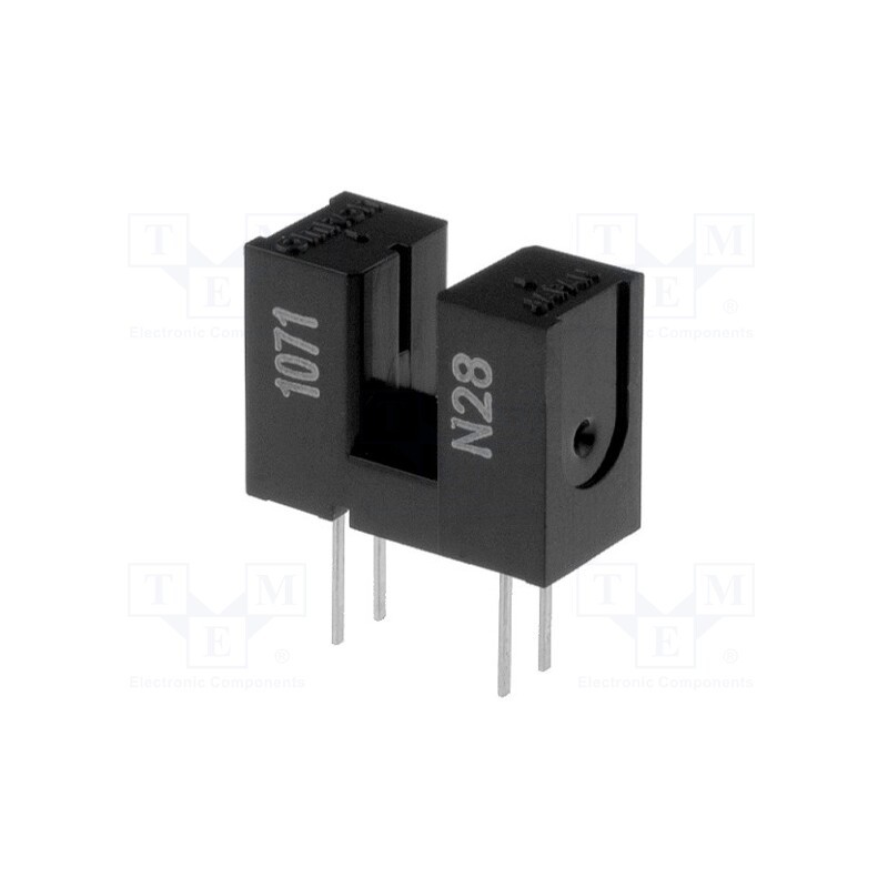 10 pcs : EE-SX1071 - Sensor: photoelectric, through-beam (with slot), DARK-ON, THT