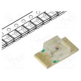 20 pcs : KPTR-3216SURCK - LED, SMD, 1206, red, 40÷80mcd, 3.2x1.6x1.05mm, 120°, 1.95÷2.5V, 20mA