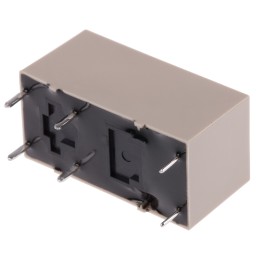 1 pcs - Panasonic PCB Mount Power Relay, 5V dc Coil, SPST