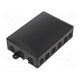 10 pcs : A.0065C - Enclosure: junction box, X: 95mm, Y: 157mm, Z: 40mm, wall mount, IP54