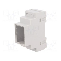 10 pcs : Z106JFP PS - Enclosure: for DIN rail mounting, Y: 90mm, X: 35mm, Z: 65mm, grey