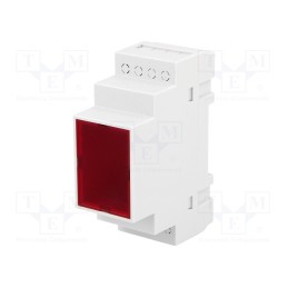 10 pcs : Z106JFCZ PS - Enclosure: for DIN rail mounting, Y: 90mm, X: 35mm, Z: 65mm, grey