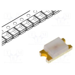 20 pcs : HSMY-C150 - LED, SMD, 1206, yellow, 2.8÷8mcd, 3.2x1.6x1.1mm, 170°, 2.1÷2.6V