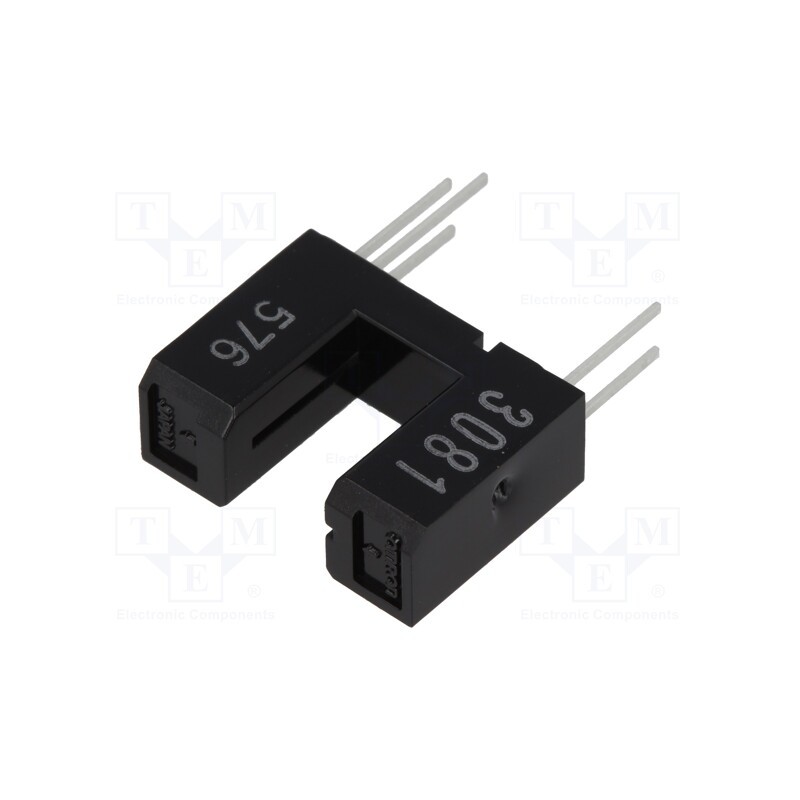 10 pcs : EE-SX3081 - Sensor: photoelectric, through-beam (with slot), Slot width: 5mm