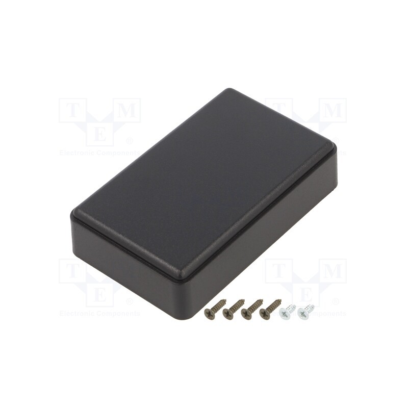 10 pcs : PP113N-S - Enclosure: multipurpose, X: 49mm, Y: 80mm, Z: 22mm, ABS, black