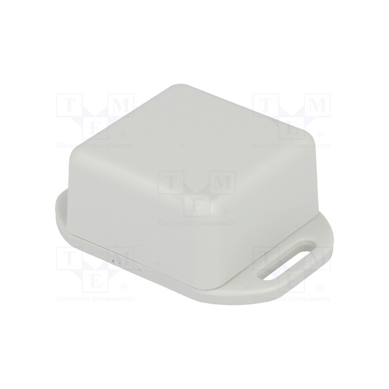 10 pcs : 1551MFLGY - Enclosure: multipurpose, X: 35mm, Y: 35mm, Z: 20mm, with fixing lugs