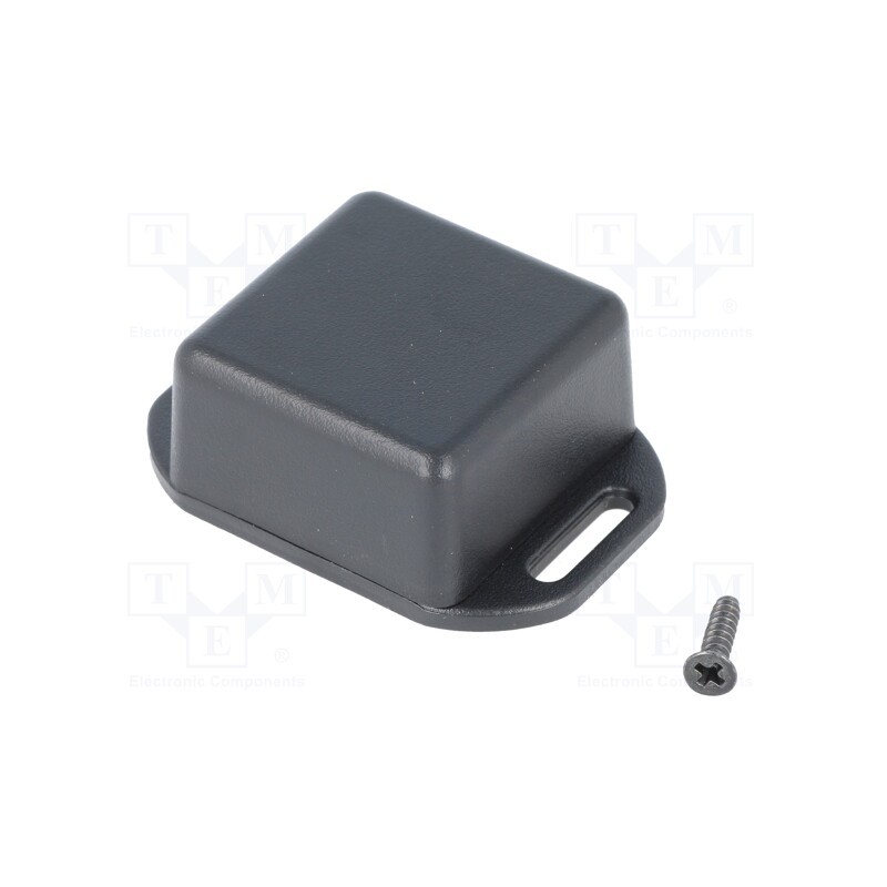 10 pcs : 1551MFLBK - Enclosure: multipurpose, X: 35mm, Y: 35mm, Z: 20mm, with fixing lugs