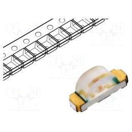 20 pcs : HSMG-C110 - LED, SMD, 1204, green, 4.5÷15mcd, 3.2x1.5x1mm, 130°, 2.2÷2.6V, 20mA