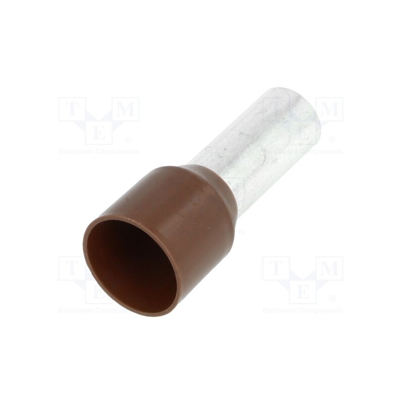 50 pcs : BM 00516 - Tip: bootlace ferrule, insulated, copper, 25mm2, 16mm, tinned, 4AWG