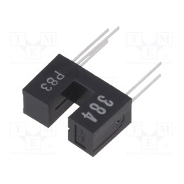 10 pcs : EE-SX384 - Sensor: photoelectric, through-beam (with slot), DARK-ON, THT