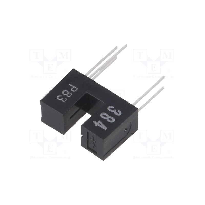 10 pcs : EE-SX384 - Sensor: photoelectric, through-beam (with slot), DARK-ON, THT