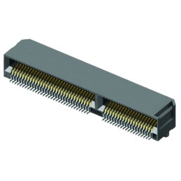 1 pcs - Samtec MEC6-RA Series Right Angle Female Edge Connector, Surface Mount, 100-Contacts, 0.635mm Pitch, 2-Row, Solder