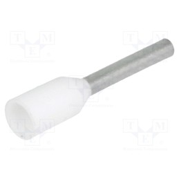 100 pcs : BM 00601 - Tip: bootlace ferrule, insulated, copper, 0.5mm2, 8mm, tinned