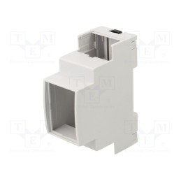 10 pcs : ZD1002J PC/ABS V0 - Enclosure: for DIN rail mounting, Y: 90mm, X: 36mm, Z: 67mm, grey