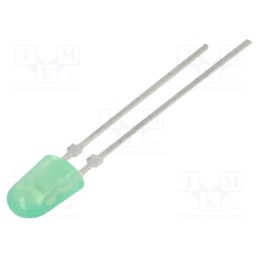 20 pcs : C5SMF-GJF-CV0Y0792 - LED, oval, 5.1x3.7x7mm, green, 2130÷8200mcd, Front: convex, 3.4÷4V