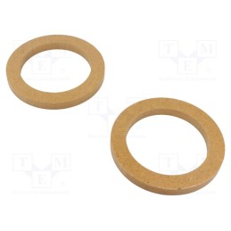 10 set : - Spacer ring, MDF, 100mm, impregnated,varnished, 2pcs.