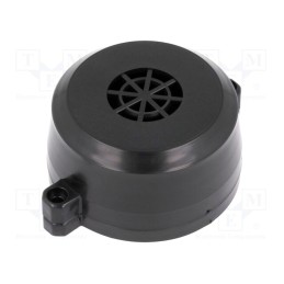10 pcs : KM-52 BK - Enclosure: for alarms, Z: 30mm, ABS, black, Ø: 52mm