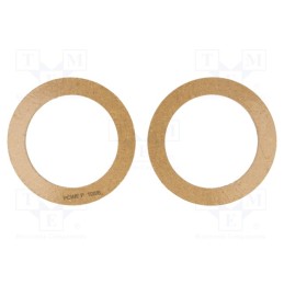 10 set : - Spacer ring, MDF, 100mm, impregnated,varnished, 2pcs.