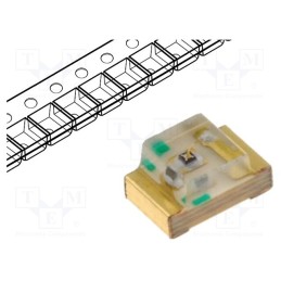 20 pcs : KP-2012SYC - LED, SMD, 0805, yellow, 36÷100mcd, 2x1.25x1.1mm, 120°, 2÷2.5V, 20mA