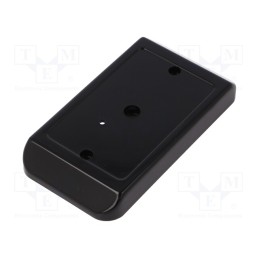 10 pcs : KM-89/BK - Enclosure: wall mounting, X: 68mm, Y: 141mm, Z: 25mm, ABS, black