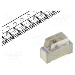 20 pcs : KPA-1606SYCK - LED, SMD, 0602, yellow, 50÷150mcd, 1.6x1.2x0.6mm, 110°, 2÷2.5V, 20mA