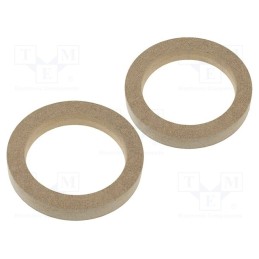 10 set : - Spacer ring, MDF, 100mm, impregnated,varnished, 2pcs.