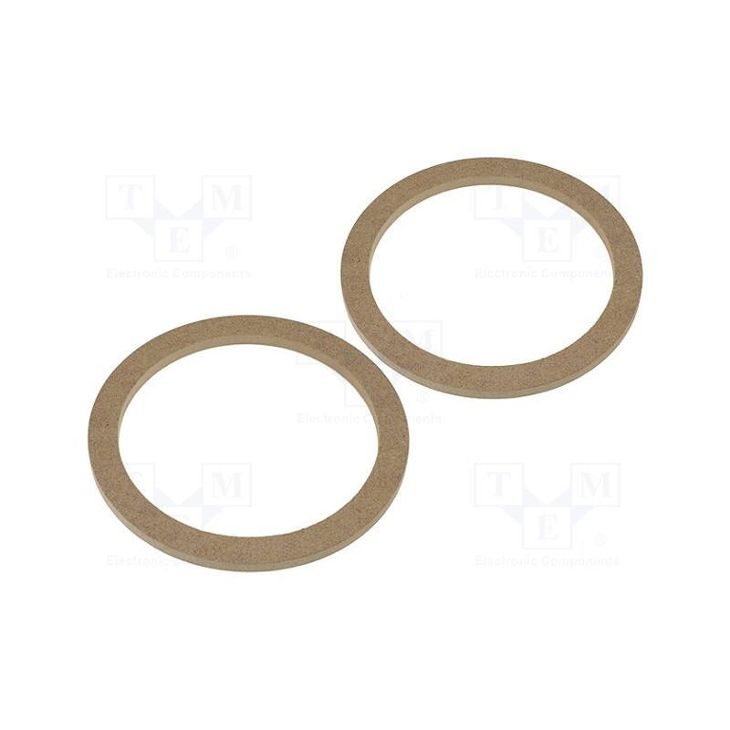 10 set : - Spacer ring, MDF, 165mm, impregnated,varnished, 2pcs.