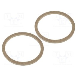 10 set : - Spacer ring, MDF, 165mm, impregnated,varnished, 2pcs.