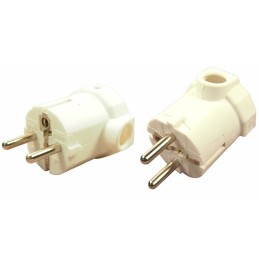 1 pcs - German Mains Plug, 16A, Cable Mount, 250 V ac